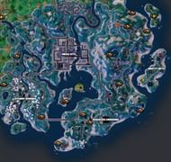 All Campfires in the Futuristic Japanese Biome (Image via Fortnite.GG)